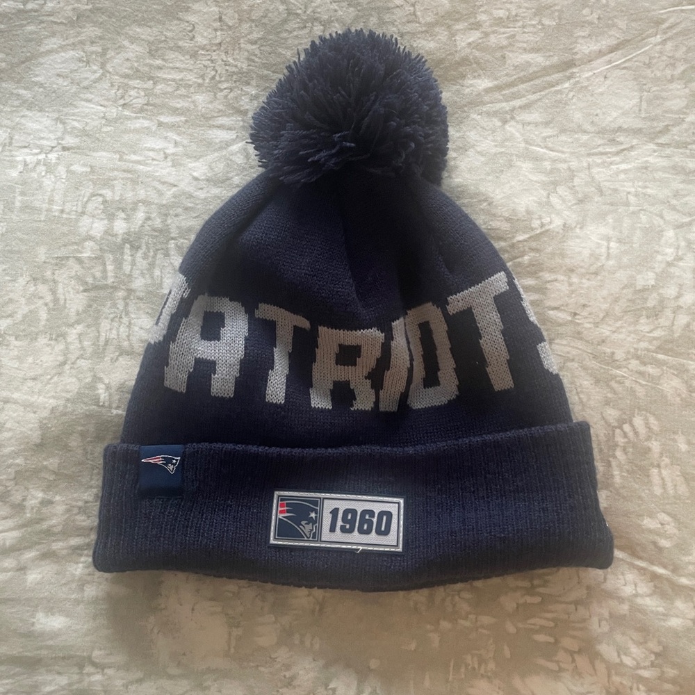 New England Patriots Navy Beanie